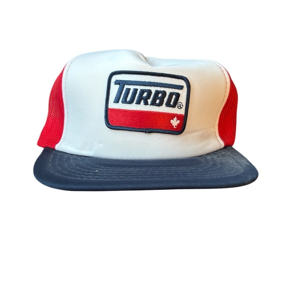 Vintage Men's Trucker Hat - Red, White, and Blue